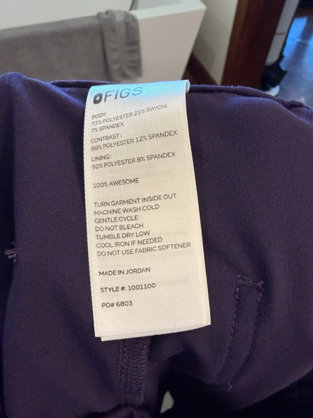 Figs Purple Jam Set - Picture 4 of 5